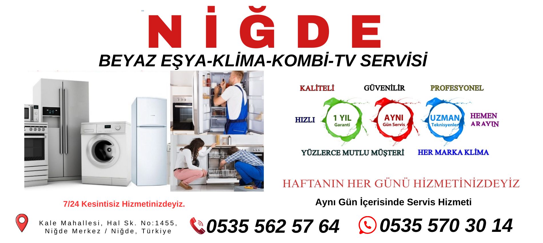 Niğde Beyaz Eşya